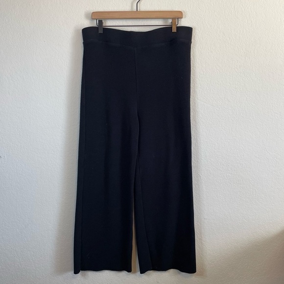 NSF Women's Black Steff Wide Leg Pull On Stretch Pants Size XL - Picture 1 of 8